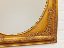 Load image into Gallery viewer, Framed Gold Gilded Vintage Mirror Circle
