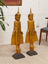 Load image into Gallery viewer, Thai Buddha Statues Out of Gilt Wood
