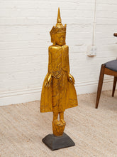 Load image into Gallery viewer, Thai Buddha Statues Out of Gilt Wood
