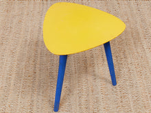 Load image into Gallery viewer, Blue Base Vintage Side Table
