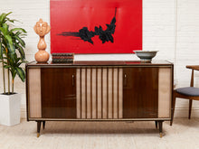 Load image into Gallery viewer, Mahogany Vintage Italian Stereo Cabinet
