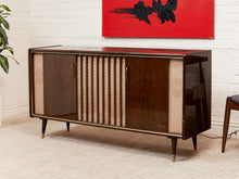 Load image into Gallery viewer, Mahogany Vintage Italian Stereo Cabinet
