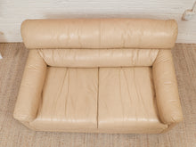 Load image into Gallery viewer, Leather Post Modern Loveseat
