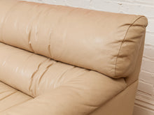 Load image into Gallery viewer, Leather Post Modern Loveseat
