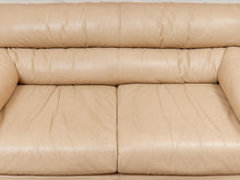 Load image into Gallery viewer, Leather Post Modern Loveseat
