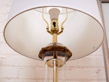 Load image into Gallery viewer, Column Lucite and Chrome Table Lamp
