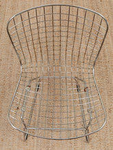 Load image into Gallery viewer, Chrome Wire Side Chair in the Style of Bertoia

