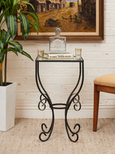 Load image into Gallery viewer, Black Wire Side Table
