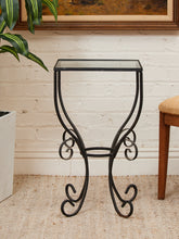Load image into Gallery viewer, Black Wire Side Table

