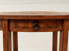 Load image into Gallery viewer, Rustic Hickory Wood Table with Drawer

