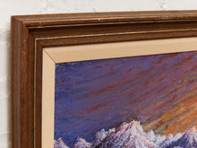 Load image into Gallery viewer, Mountain Ghost Town Framed Landscape Painting with Western Village
