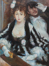 Load image into Gallery viewer, Theatre Couple Romantic Belle Époque Style Portrait Painting
