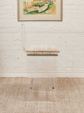 Load image into Gallery viewer, Lucite Pair of Stools with Seat Pads
