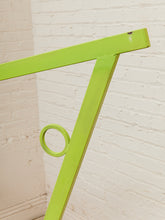 Load image into Gallery viewer, Lime Balance Geometric Freestanding Sculpture in Neon Green

