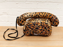 Load image into Gallery viewer, Plush Leopard Phone
