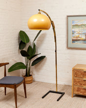 Load image into Gallery viewer, 1970s Vintage Gold Floor Lamp
