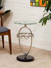 Load image into Gallery viewer, Postmodern Italian Side Table with Marble Base

