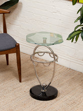 Load image into Gallery viewer, Postmodern Italian Side Table with Marble Base
