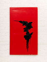 Load image into Gallery viewer, Red Monolith Minimalist Abstract Painting in Red and Black
