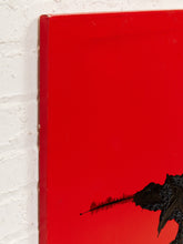 Load image into Gallery viewer, Red Monolith Minimalist Abstract Painting in Red and Black
