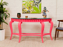 Load image into Gallery viewer, Metal Neon Pink Entry Table
