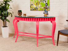Load image into Gallery viewer, Metal Neon Pink Entry Table

