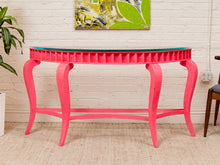 Load image into Gallery viewer, Metal Neon Pink Entry Table
