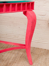 Load image into Gallery viewer, Metal Neon Pink Entry Table
