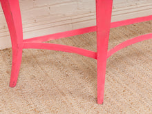 Load image into Gallery viewer, Metal Neon Pink Entry Table
