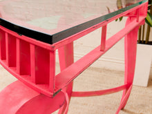 Load image into Gallery viewer, Metal Neon Pink Entry Table

