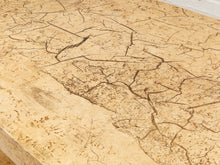 Load image into Gallery viewer, Parchment Tessellated Stone Veneer Desk or Console Table
