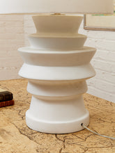 Load image into Gallery viewer, Totem White Sculptural Table Lamp
