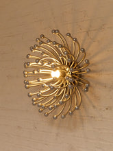 Load image into Gallery viewer, Wall Lamp Sculpture Pistillo Studio Tetrarch for Valenti 1970 Silver Round

