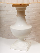 Load image into Gallery viewer, Parlour Pair White Table Lamps with Pleated Shades

