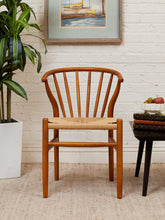 Load image into Gallery viewer, Spindle Dining Chairs with Woven Seats
