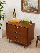Load image into Gallery viewer, Vintage Three Drawer Lowboy Dresser
