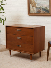 Load image into Gallery viewer, Vintage Three Drawer Lowboy Dresser
