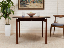 Load image into Gallery viewer, Walnut Mid-Century Dining Table with Two Leaves
