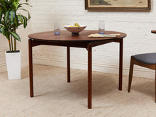 Load image into Gallery viewer, Walnut Mid-Century Dining Table with Two Leaves
