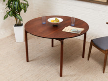 Load image into Gallery viewer, Walnut Mid-Century Dining Table with Two Leaves
