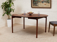 Load image into Gallery viewer, Walnut Mid-Century Dining Table with Two Leaves
