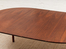 Load image into Gallery viewer, Walnut Mid-Century Dining Table with Two Leaves
