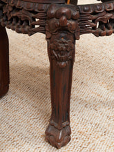 Load image into Gallery viewer, Chinese Rosewood Jardiniere Rouge Marble Center Late 19th Century
