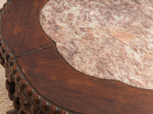 Load image into Gallery viewer, Chinese Rosewood Jardiniere Rouge Marble Center Late 19th Century
