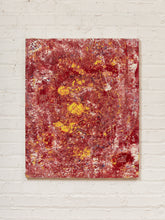Load image into Gallery viewer, Crimson Field Abstract Expressionist Painting in Red and Yellow
