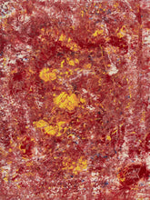 Load image into Gallery viewer, Crimson Field Abstract Expressionist Painting in Red and Yellow
