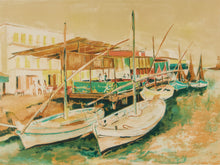 Load image into Gallery viewer, Boats Docked by Luis Vuillermos
