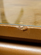 Load image into Gallery viewer, Gold Leaf Hollywood Regency Side Table
