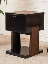 Load image into Gallery viewer, Black Atomic Filing Cabinet 1970s
