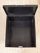 Load image into Gallery viewer, Black Atomic Filing Cabinet 1970s
